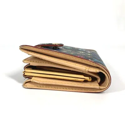 Pre-owned Louis Vuitton Black Noir Monogram Multicolore Wallet (bi-fold) ()