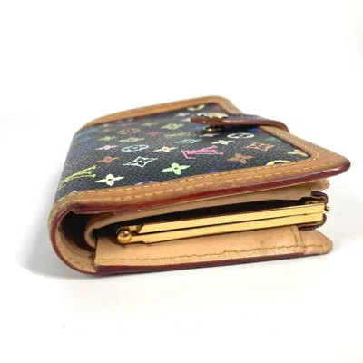 Pre-owned Louis Vuitton Black Noir Monogram Multicolore Wallet (bi-fold) ()