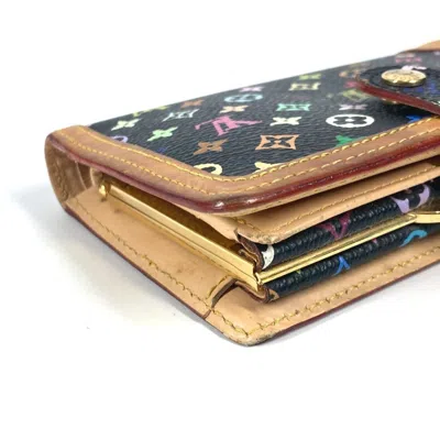 Pre-owned Louis Vuitton Black Noir Monogram Multicolore Wallet (bi-fold) ()