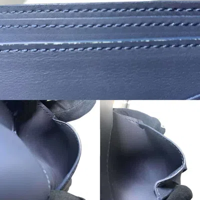 Pre-owned Louis Vuitton Blue Navy Monogram Shadow Bill Wallet (bi-fold) ()