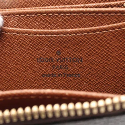 Pre-owned Louis Vuitton Brown Coated Canvas Pvc Monogram Coin Purse/coin Case ()