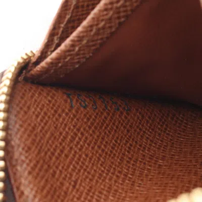 Pre-owned Louis Vuitton Brown Coated Canvas Pvc Monogram Coin Purse/coin Case ()
