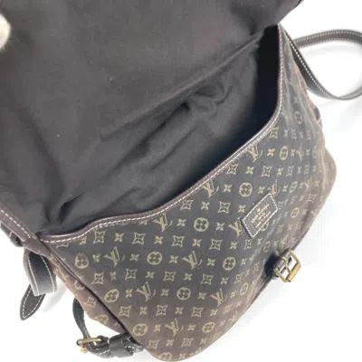 Pre-owned Louis Vuitton Brown Fusain Monogram Mini Lin Shoulder Bag ()
