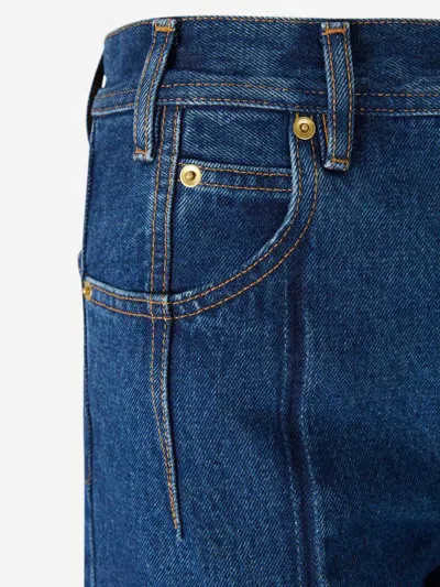 Darkpark High-waisted Straight-leg Jeans With Timeless Appeal In Blue