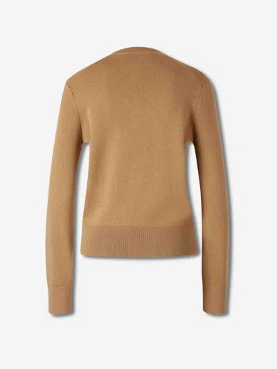 Ami Alexandre Mattiussi Ami Paris Polo Neck Sweater In Brown