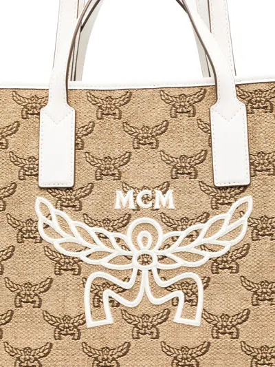 Mcm Himmel Oth Medium Shopper Tote In Brown