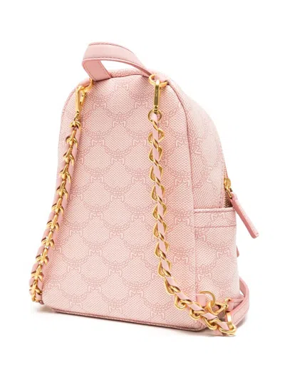 Mcm Stark Bebe Boo Backpack In Lauretos In Pink