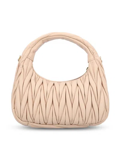 Miu Miu Pink Wander Shoulder Bag In Pink