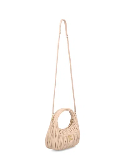 Miu Miu Pink Wander Shoulder Bag In Pink