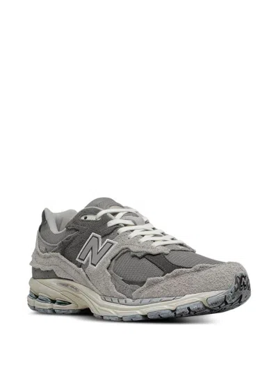 New Balance Textured Panels Rubber Sole Sneakers In Gray