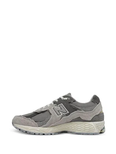 New Balance Textured Panels Rubber Sole Sneakers In Gray