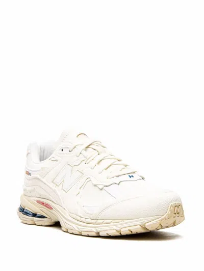 New Balance Low Top Sneakers With Mesh Panels And Rubber Outsole In White