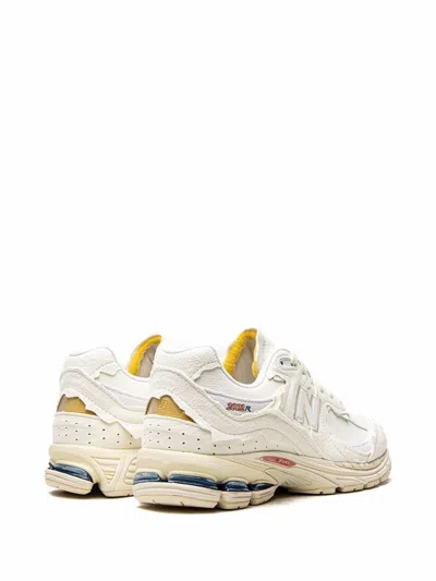 New Balance Low Top Sneakers With Mesh Panels And Rubber Outsole In White