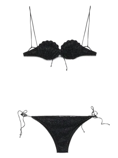 Oseree Oséree Lumiere Shell Two Piece Clothing In Black