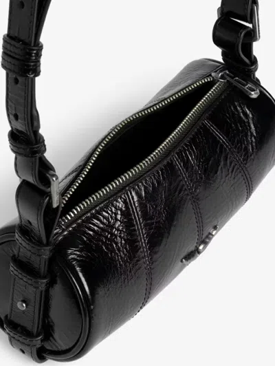 Zadig & Voltaire Le Roudoudou Barrel Shoulder Bag In Black