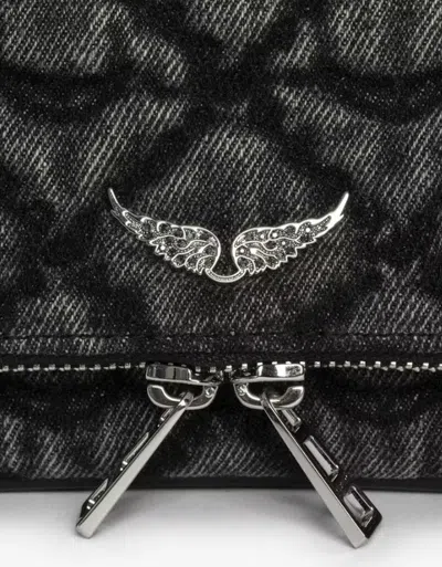 Zadig & Voltaire Nano Chain Shoulder Bag In Black