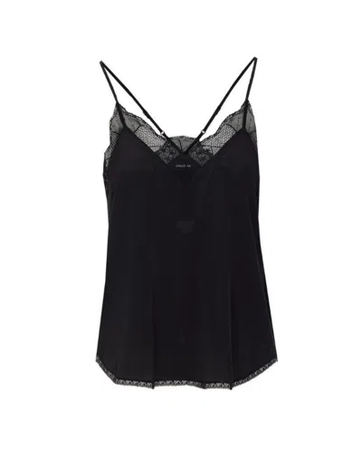 Zadig & Voltaire Spaghetti Strap Blouse In Black