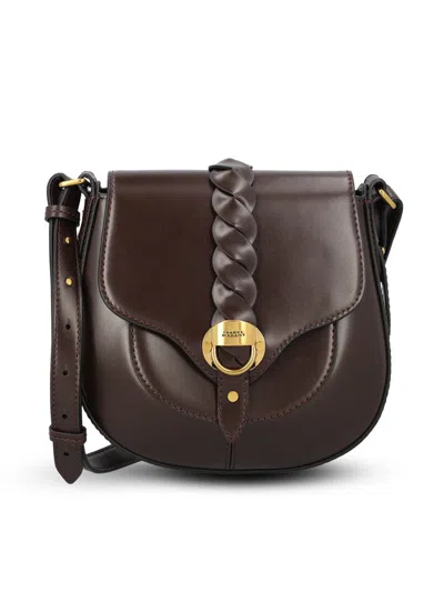 Isabel Marant Altay Small Leather Shoulder Bag In Brown
