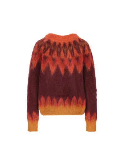 Isabel Marant Étoile Sweater Isabel Marant Etoile Woman Color Burgundy In Multi