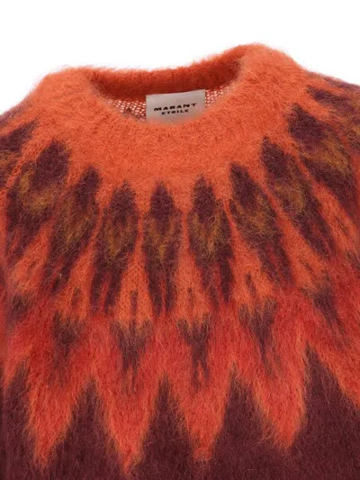 Isabel Marant Étoile Sweater Isabel Marant Etoile Woman Color Burgundy In Multi