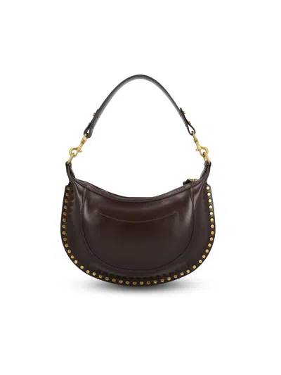 Isabel Marant Naoko Leather Crossbody Bag In Brown