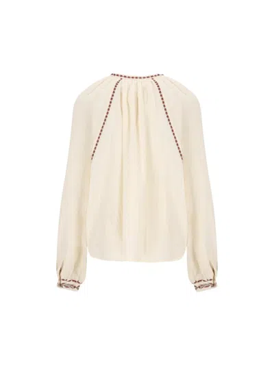 Isabel Marant Étoile Marant Etoile Women Lynne Biologic Cotton Shirt In Neutral