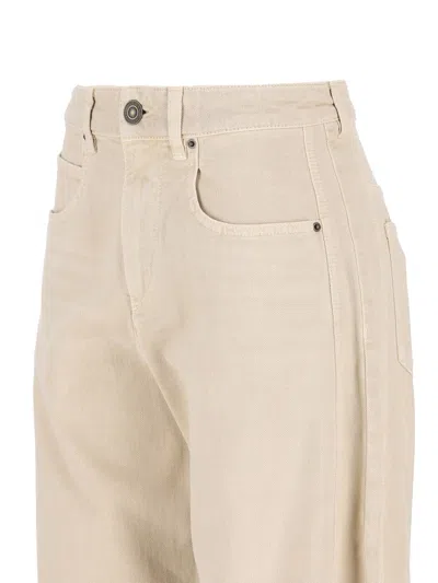 Isabel Marant Oriane Barrel-leg Jeans In Neutral
