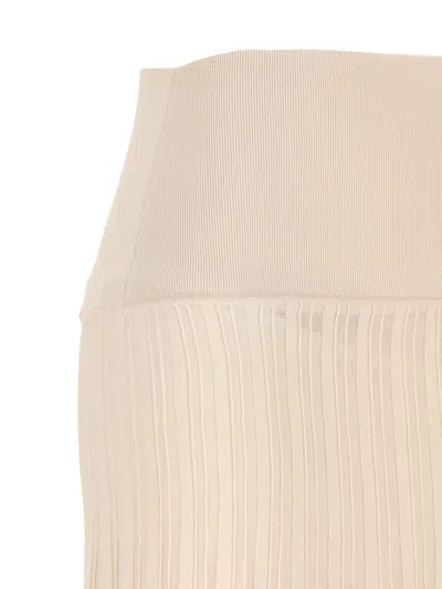 Isabel Marant Ezra Pleated Skirt In Metallic