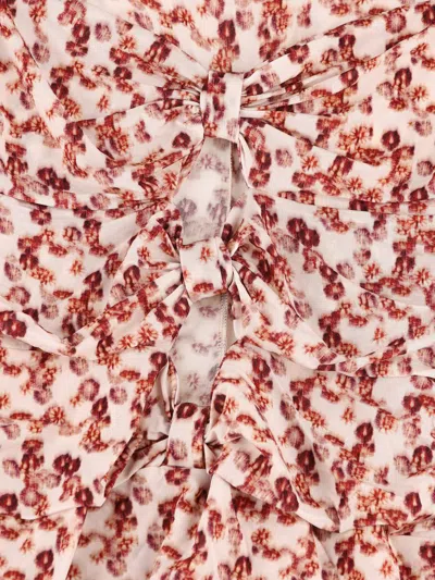 Isabel Marant Gladice Top Garnet In Pink