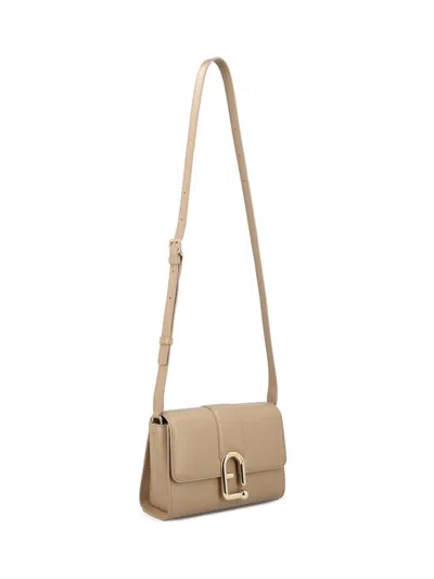 Furla Small Urban S Leather Crossbody Bag In Brown