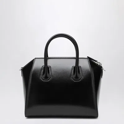 Givenchy Small Leather Shoulder Bag With Structured Silhouette In Black