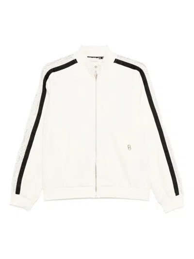 Liu •jo Lace-insert Track Top In White