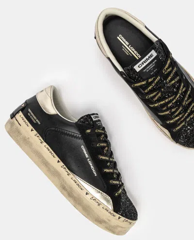 Crime London Sneakers In Black