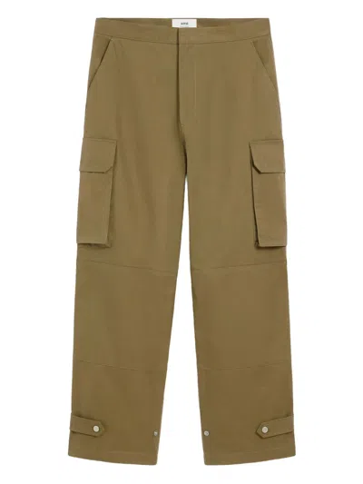Ami Alexandre Mattiussi Ami Paris Trousers Cargo Clothing In Brown