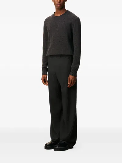 Ami Alexandre Mattiussi Ami Paris Trousers Elasticated Clothing In Black