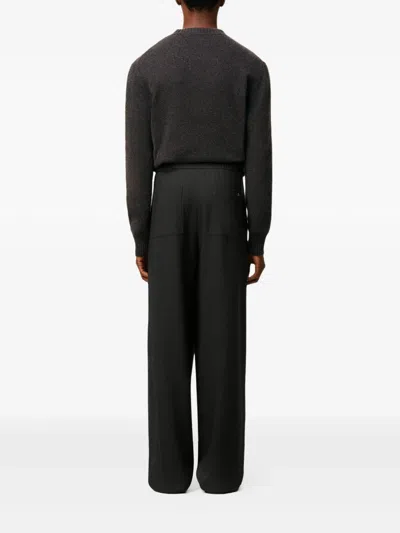 Ami Alexandre Mattiussi Ami Paris Trousers Elasticated Clothing In Black