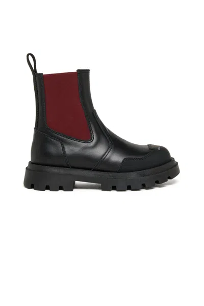 Marni Chelsea Boots With Logo On The Toe In Black