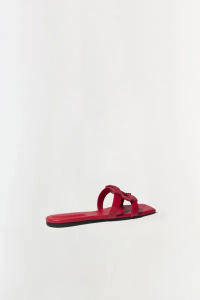 Simkhai Monogram Slide In Fiery Red In Red