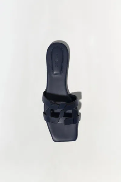 Simkhai Monogram Slide In Midnight In Blue