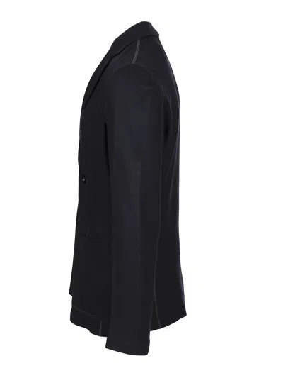 Giorgio Armani Unlined Blazer In Blue
