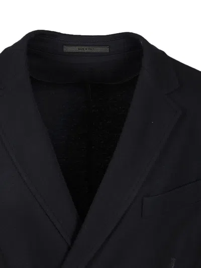 Giorgio Armani Unlined Blazer In Blue