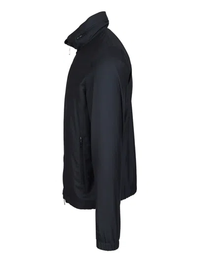Giorgio Armani Blouson Jacket Jackets Grey In Blue