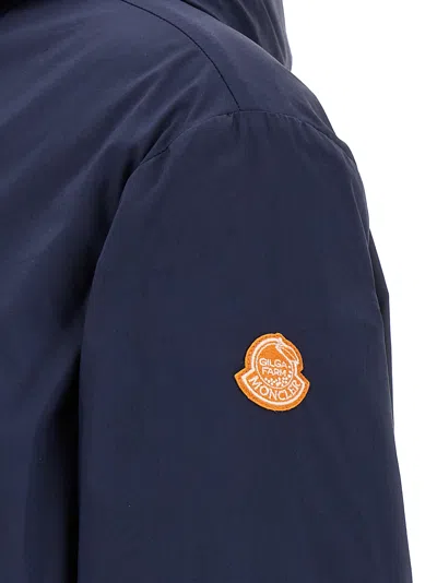 Moncler Genius The Moncler X Gilga Farm By Donald Glover Caracara Short Down Jacket In Blue