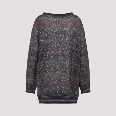 Missoni Zigzag Pattern Cardigan Sweaters And Cardigans Multicolor In Black