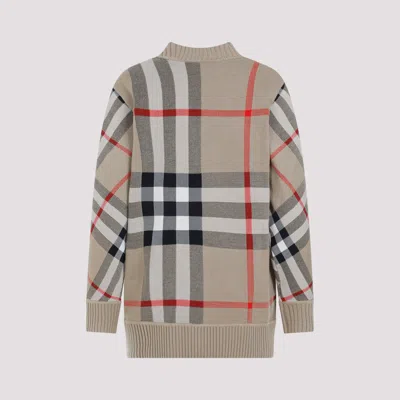 Burberry Caragh Cashmere Cardigan In Metallic