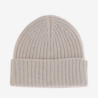 Autry Wool Beanie With Logo In Neutral