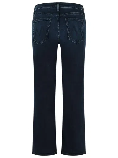 Mother 'the Rambler Zip Ankle' Midnight Blue Cotton Jeans In Blue