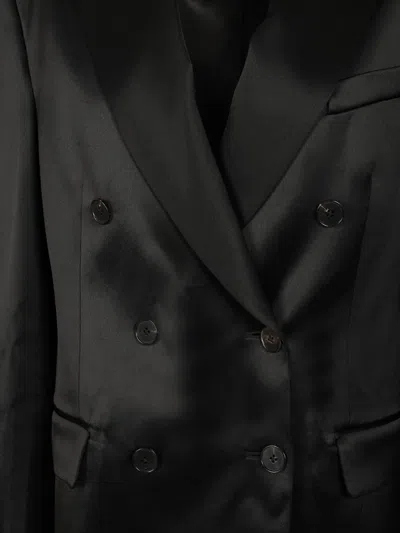 Filippa K Dani Double Breasted Blazer Jackets Black In Black