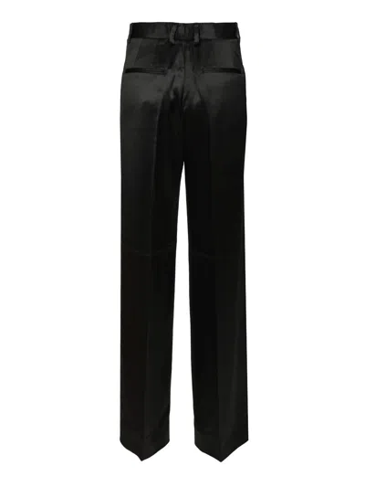 Filippa K Darcey Pleated Wide-leg Trouser With Classic Tailored Details Trousers Black In Black