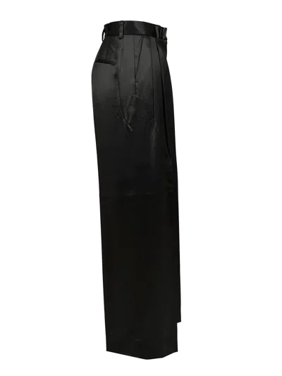 Filippa K Darcey Pleated Wide-leg Trouser With Classic Tailored Details Trousers Black In Black